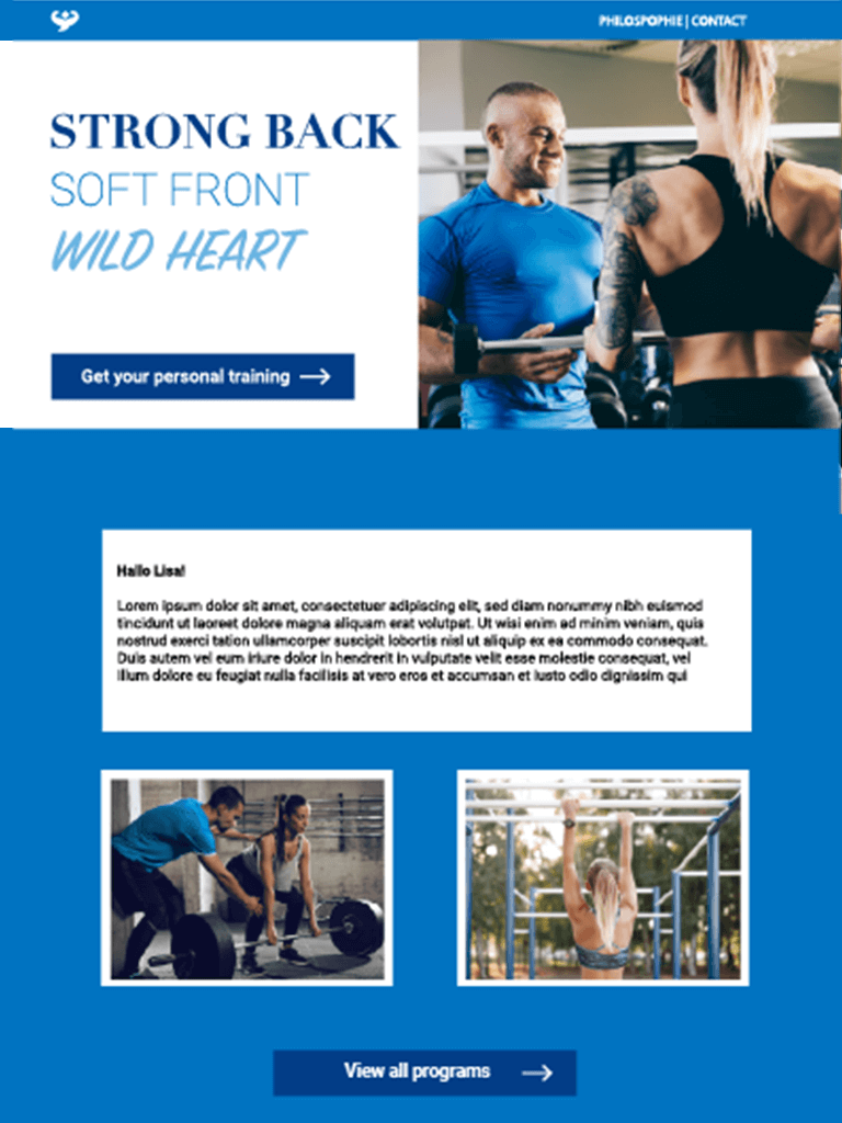 rapidmail Newsletter Vorlage